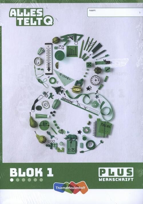 Foto van Alles telt q pluswerkschrift blok 1 t/m 6 groep 8 - paperback (9789006238860)