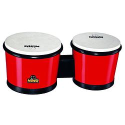 Foto van Nino percussion nino19r 6.5 en 7.5 inch bongoset rood