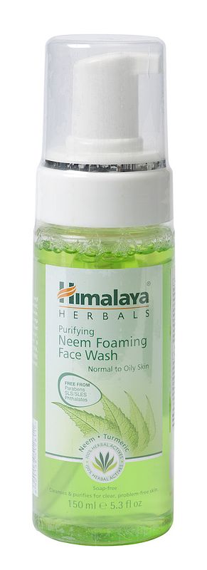 Foto van Himalaya herbals face wash neem foam