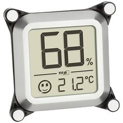 Foto van Tfa dostmann humidore thermo- en hygrometer zilver