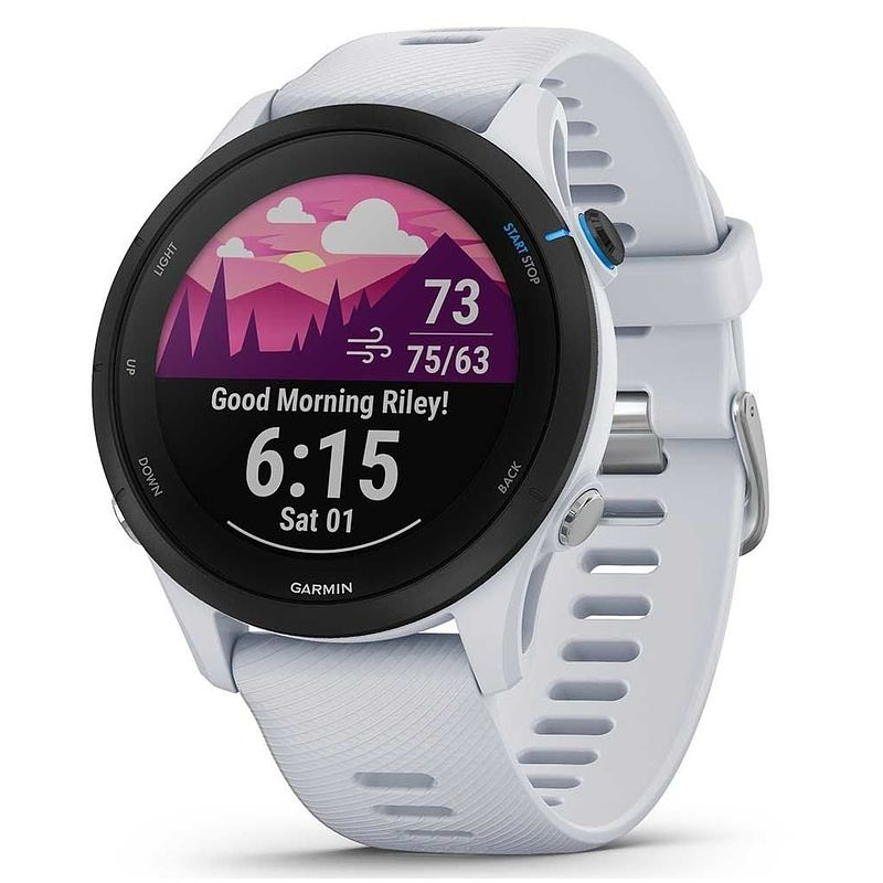 Foto van Garmin forerunner 255 music smartwatch wit