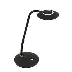 Foto van Design tafellamp - steinhauer - kunststof - design - led - l: 15,5cm - voor binnen - woonkamer - eetkamer - zwart