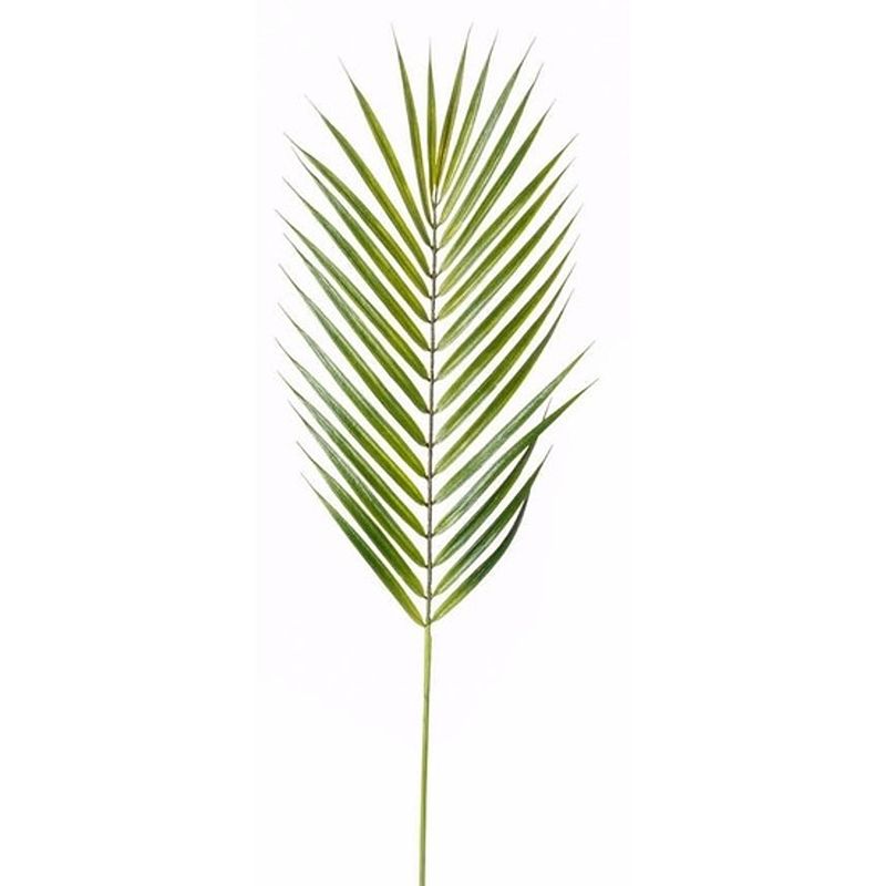 Foto van Kunstplant chamaedorea palm blad 75 cm - kunstbloemen