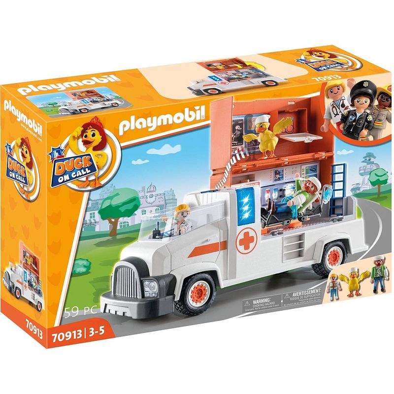 Foto van Playmobil duck on call ambulance - 70913