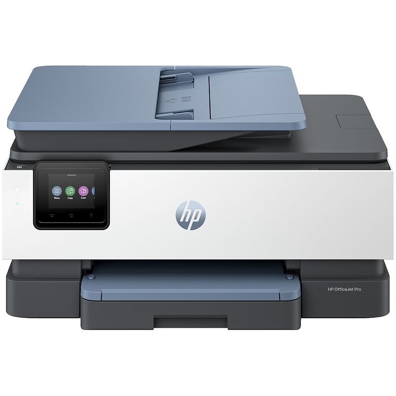 Foto van Hp officejet pro 8135e all-in-one inkjet printer blauw