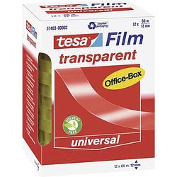 Foto van Tesa office-box 57403-00002-01 tesafilm transparant (l x b) 66 m x 12 mm 12 stuk(s)