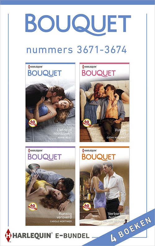 Foto van Bouquet e-bundel nummers 3671-3674 (4-in-1) - annie west - ebook (9789402515039)