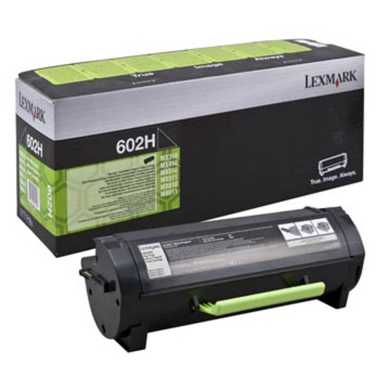 Foto van Lexmark toner kit zwart return program 602h - 10000 pagina's - 60f2h00