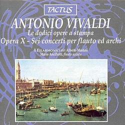 Foto van Vivaldi: opera x 'ssei concerti per flauto ed archi's - cd (8007194100600)