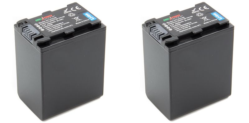 Foto van Chilipower sony np-fh100 accu - 3900mah - 2-pack