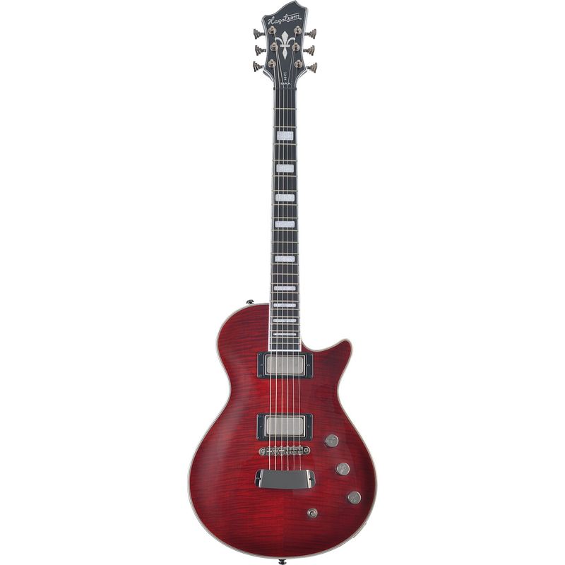 Foto van Hagstrom ultra max special amaryllis flame elektrische gitaar