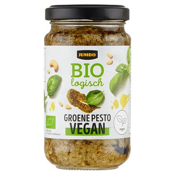 Foto van Jumbo biologisch groene pesto vegan 190g