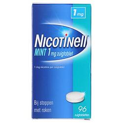 Foto van Nicotinell mint zuigtabletten, helpt je te stoppen met roken 1 mg, 96 stuks bij jumbo