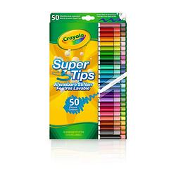 Foto van Crayola supertips - 50 viltstiften met superpunt