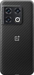 Foto van Oneplus 10 pro karbon bumper case back cover zwart