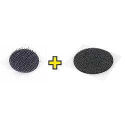 Foto van Fastech® klittenband punten om vast te plakken hotmelt haak- en lusdeel (ø) 47 mm zwart 1 paar