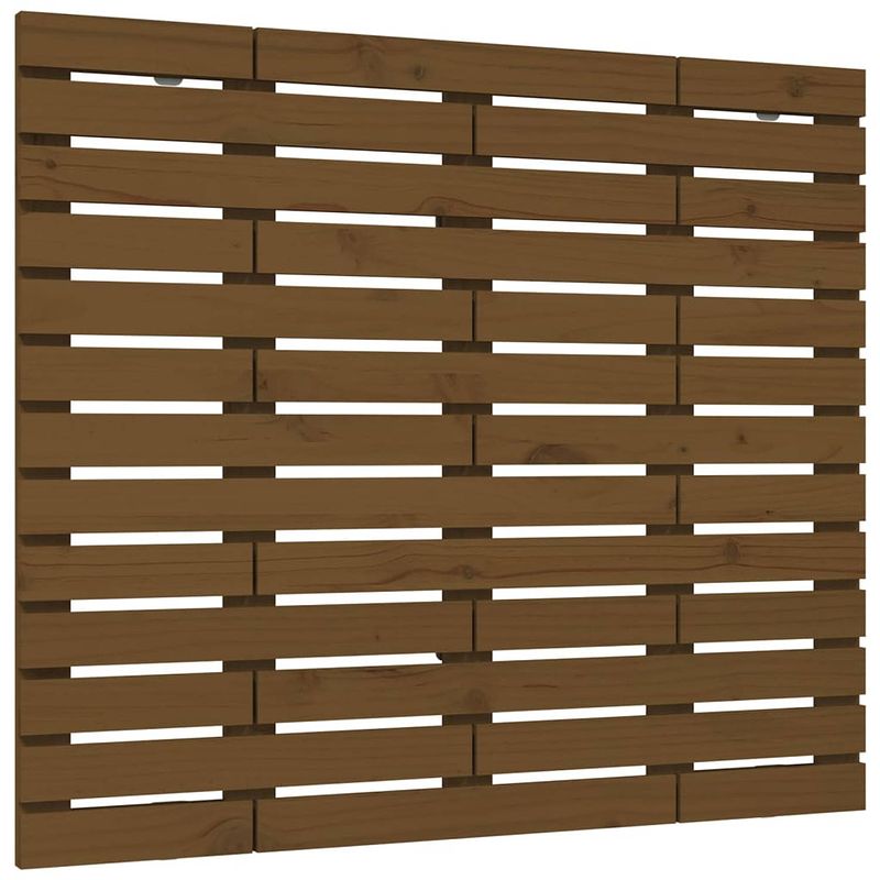 Foto van The living store wandhoofdbord classic s - houten - 141 x 3 x 91.5 cm