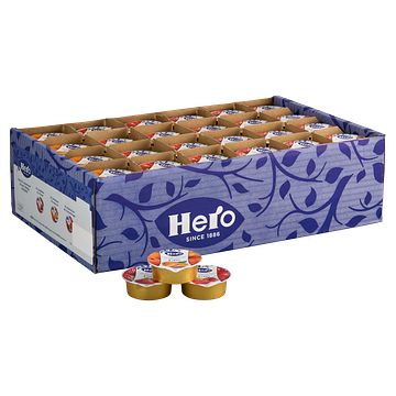 Foto van Hero extra jam assortiment 120 x 25g bij jumbo