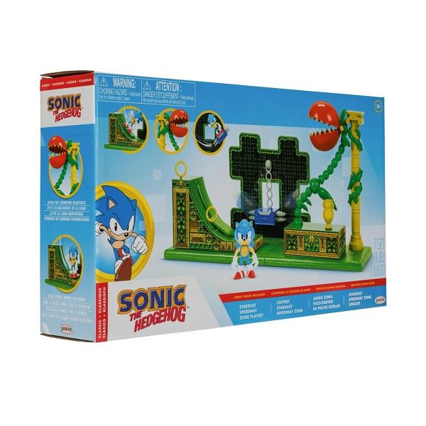 Foto van Sonic speedway zone speelset inclusief 6,5 cm figuur