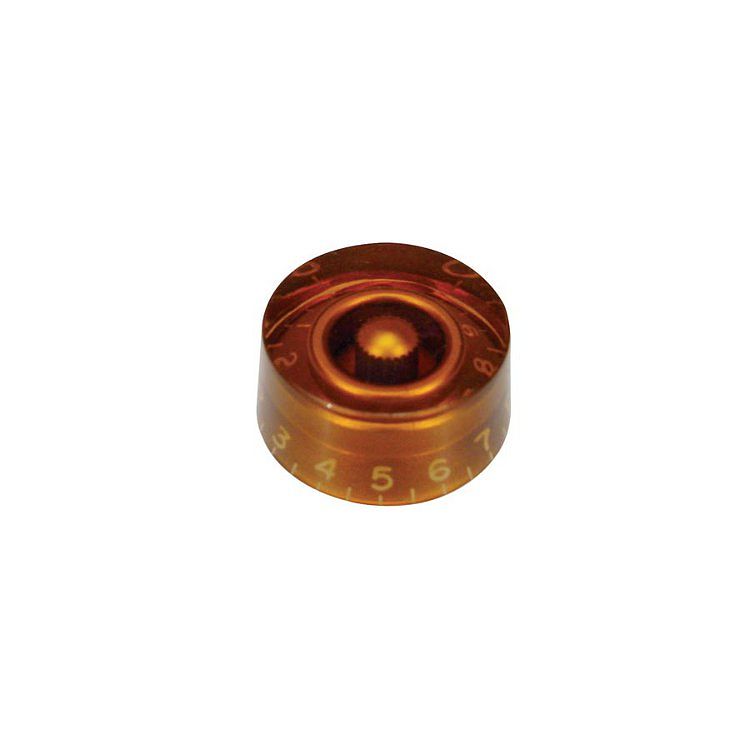 Foto van Boston ka-110 speed knop voor gitaar transparant amber