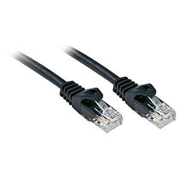 Foto van Lindy 48195 rj45 netwerkkabel, patchkabel cat 6 u/utp 5.00 m zwart 1.0 stuk(s)