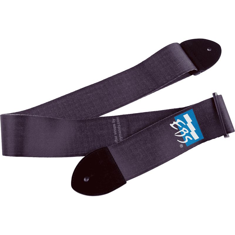 Foto van Ebs strap black gitaarband zwart