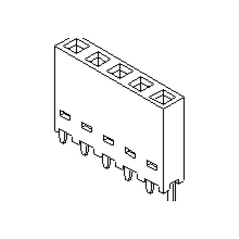 Foto van Molex 901471112 female header, inbouw (standaard) 18 stuk(s) tube