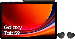 Foto van Samsung galaxy tab s9 11 inch 256gb wifi en 5g zwart + samsung galaxy buds 2 pro