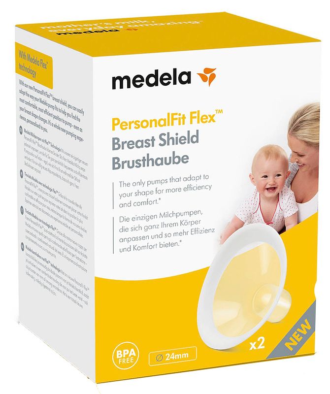 Foto van Medela personalfit flex borstschild m 24mm