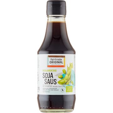 Foto van Fairtrade original biologische sojasaus 200ml bij jumbo