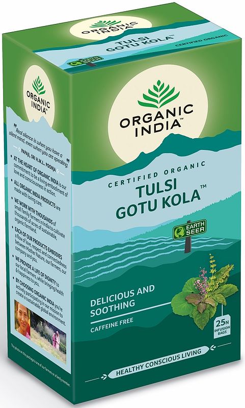 Foto van Organic india thee tulsi gotu kola