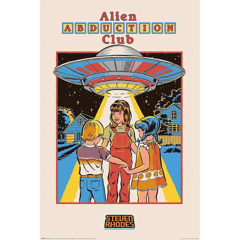 Foto van Pyramid steven rhodes alien abduction club poster 61x91,5cm