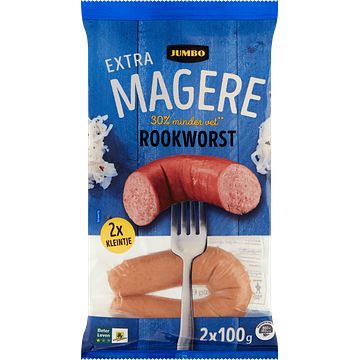 Foto van Jumbo extra magere rookworst 2 x 100g