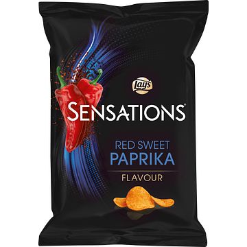 Foto van Lay's sensations red sweet paprika chips 150gr bij jumbo