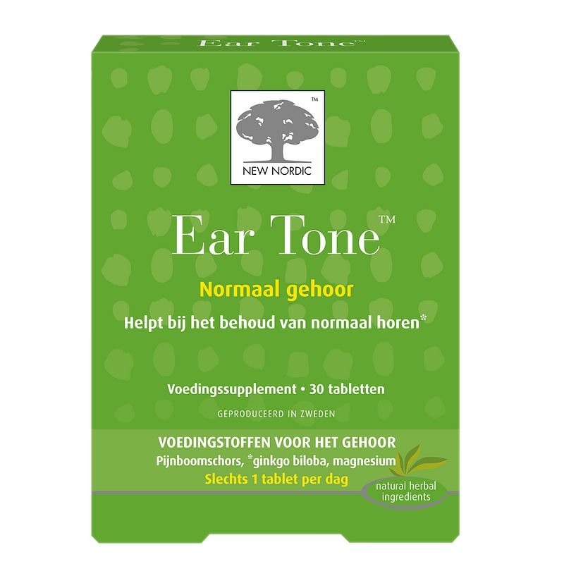 Foto van New nordic ear tone tabletten