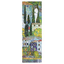 Foto van Gustav klimt - chiesa a cassone sul garda kunstdruk 35x100cm