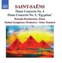 Foto van Saint-saëns: piano concertos nos. 4 and 5 'segyptian's - cd (0747313347872)