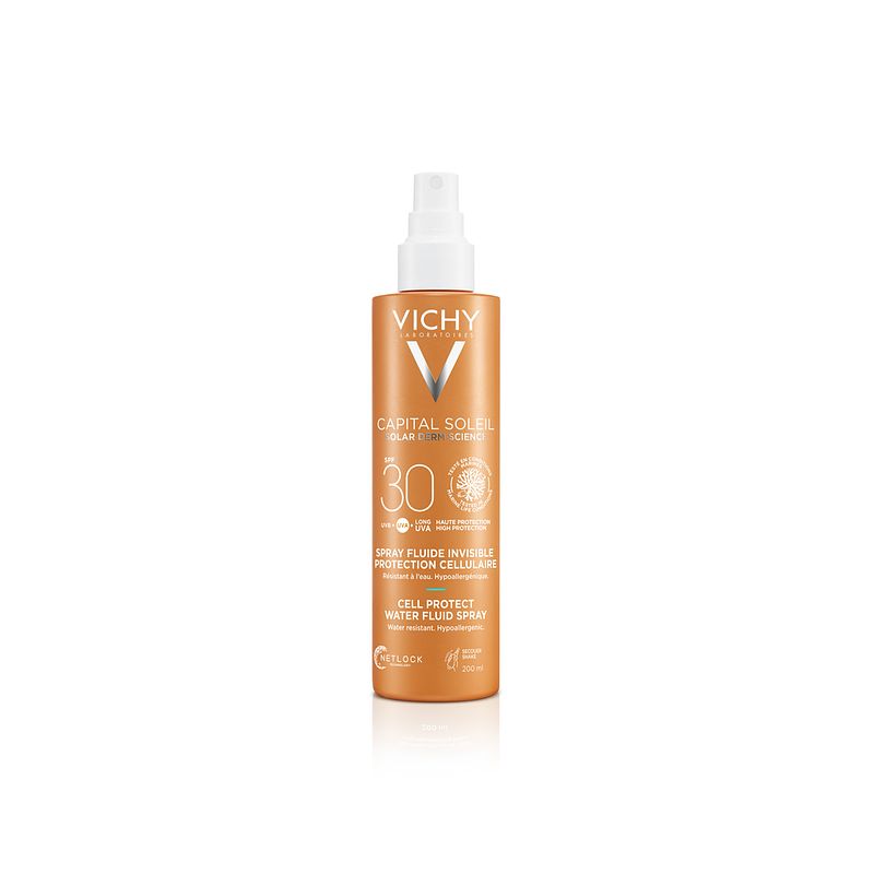 Foto van Vichy capital soleil cell protect fluïde spray spf30