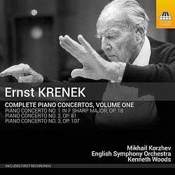 Foto van Krenek: complete piano concertos, vol. 1 - cd (5060113443236)