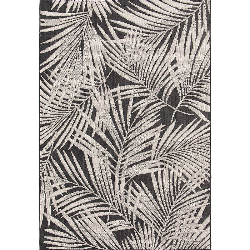 Foto van Garden impressions buitenkleed naturalis 120x170 cm - palm leaf taupe