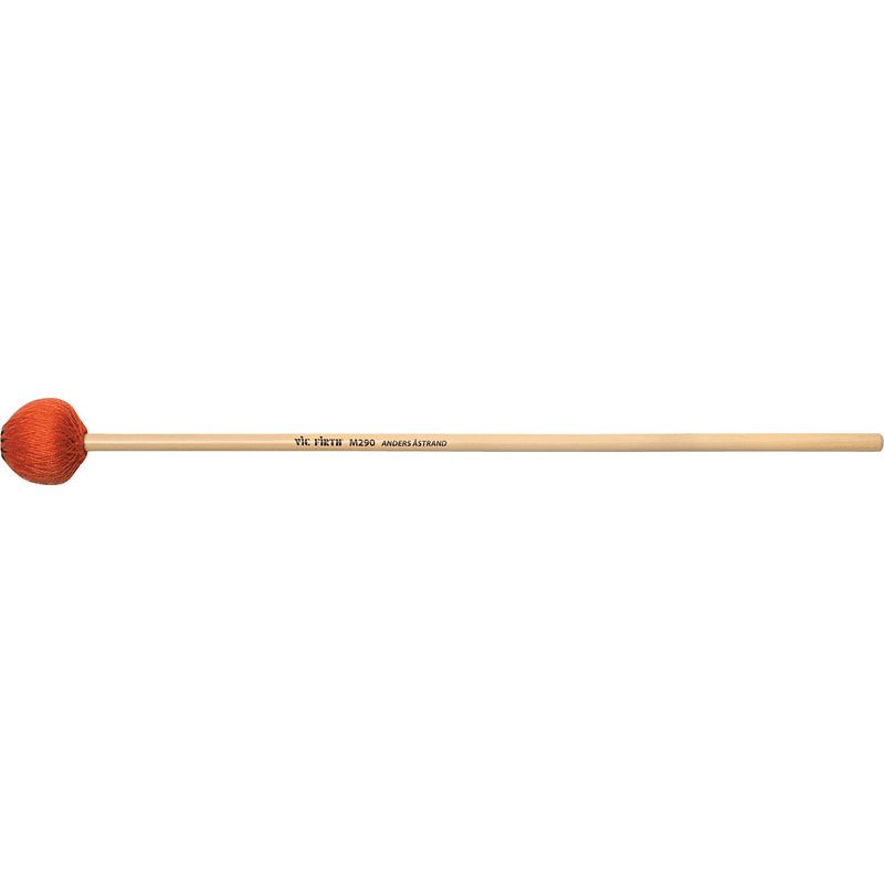 Foto van Vic firth anders åstrand soft signature mallet oranje