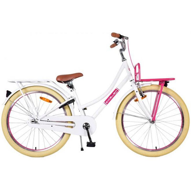 Foto van Volare excellent kinderfiets - meisjes - 24 inch - wit