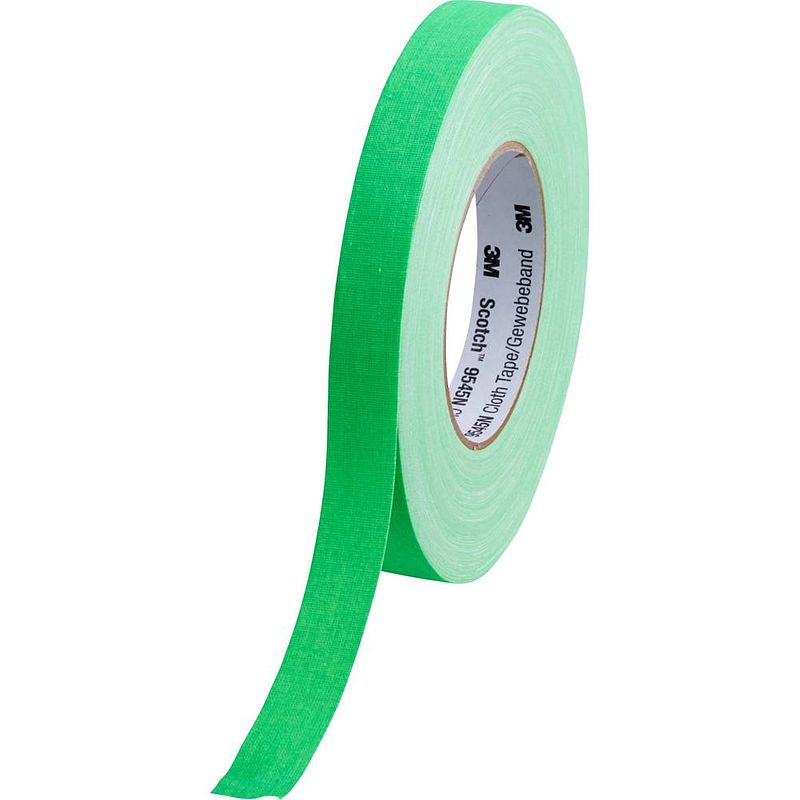 Foto van 3m 3m 9545nngr textieltape scotch groen (l x b) 50 m x 19 mm 1 stuk(s)