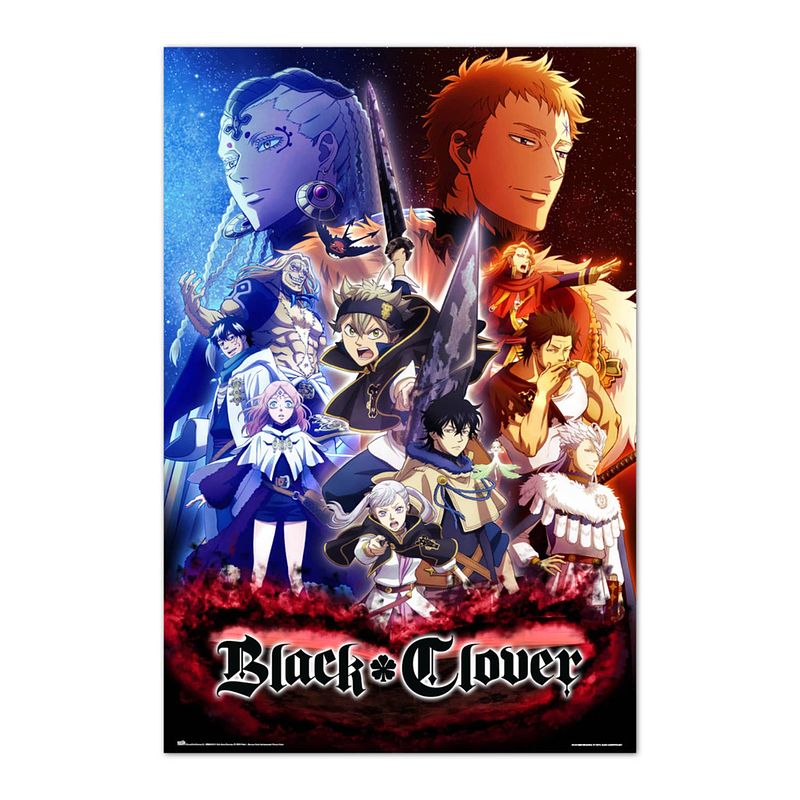 Foto van Grupo erik black clover all characters poster 61x91,5cm