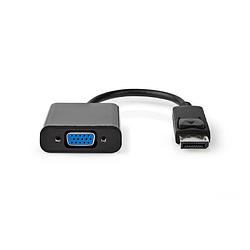 Foto van Nedis displayport-adapter - zwart - 0.20 m