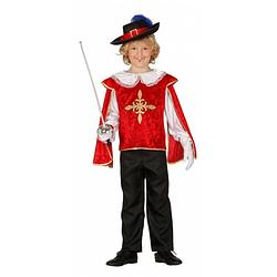 Foto van Verkleed kostuum - ridder/musketier - voor jongens - carnaval 128-134 (7-9 jaar) - carnavalskostuums