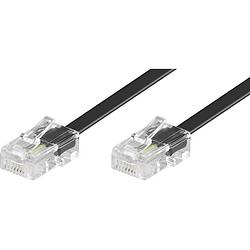 Foto van Basetech isdn aansluitkabel [1x rj45-stekker 8p4c - 1x rj45-stekker 8p4c] 3.00 m zwart