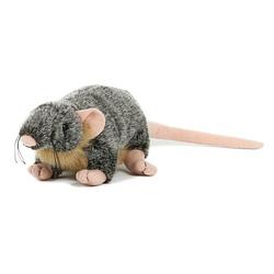 Foto van Pluche speelgoed rat/muis knuffeldier 18 cm - knuffel huisdieren
