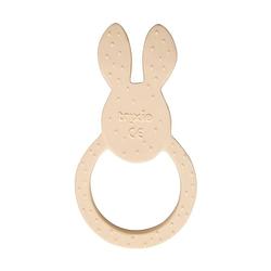 Foto van Trixie bijt- en badring mrs. rabbit junior 12 cm rubber roze