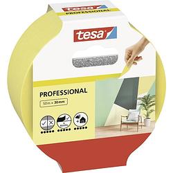 Foto van Tesa professional 56299-00000-00 afplakband geel (l x b) 50 m x 30 mm 1 stuk(s)